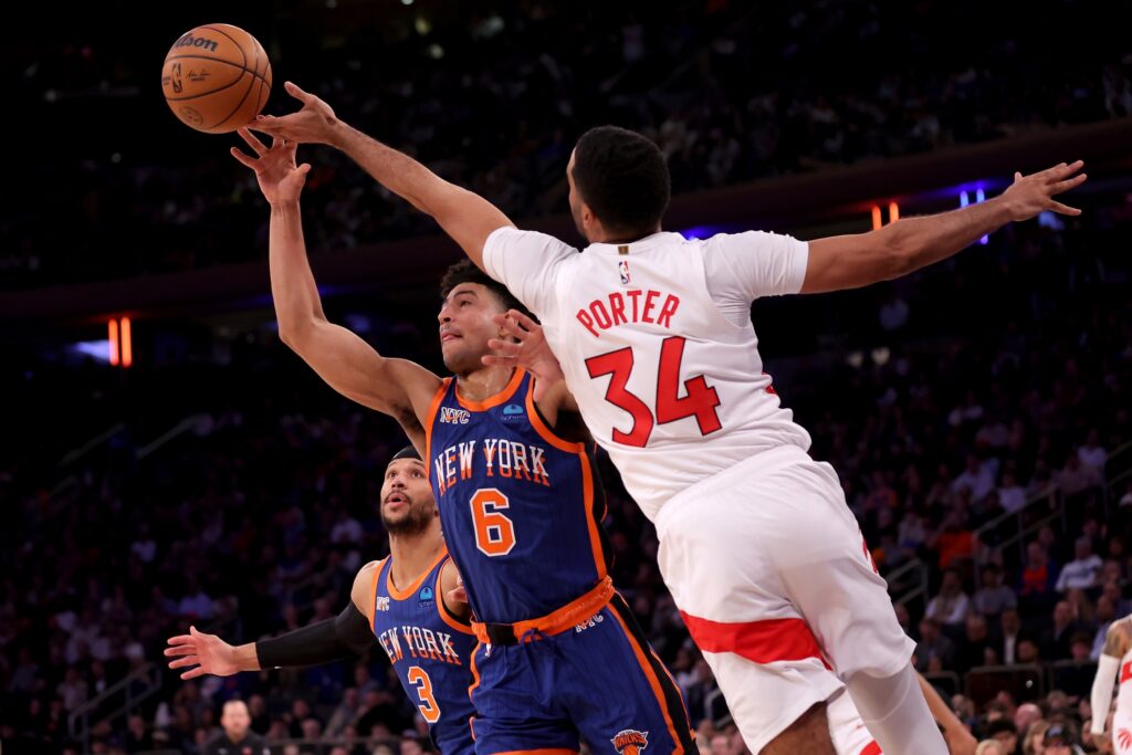 NBA: Toronto Raptors at New York Knicks