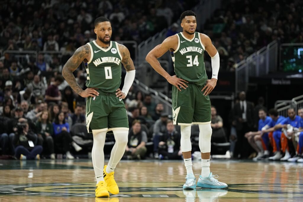 Damian Lillard, Giannis Antetokounmpo, Bucks