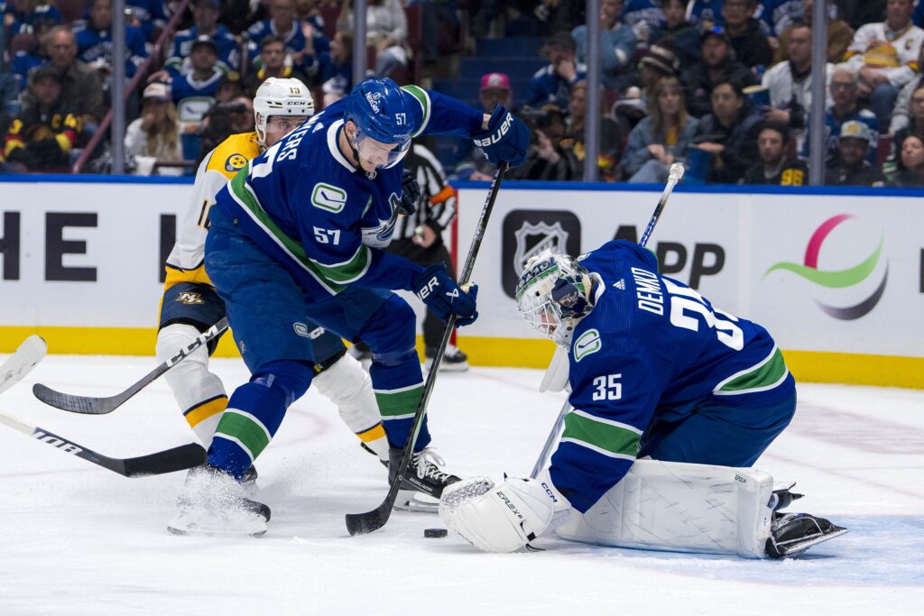 NHL: Stanley Cup Playoffs-Nashville Predators at Vancouver Canucks