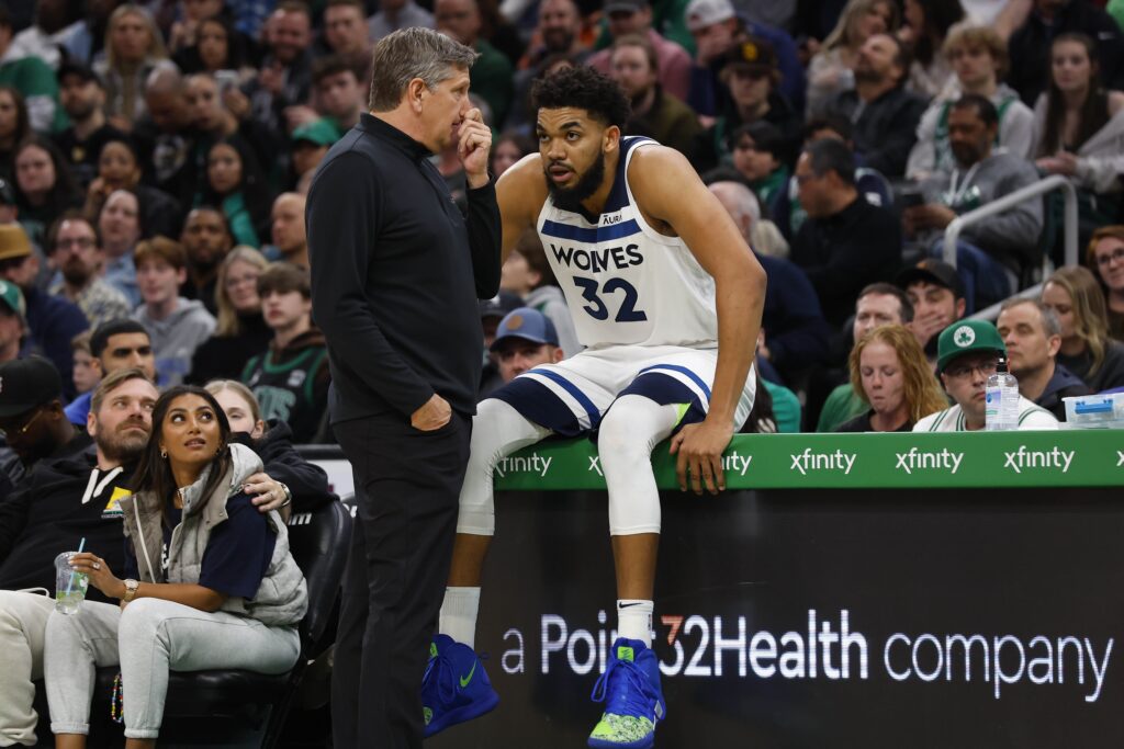 Chris Finch, Karl-Anthony Towns, Timberwolves