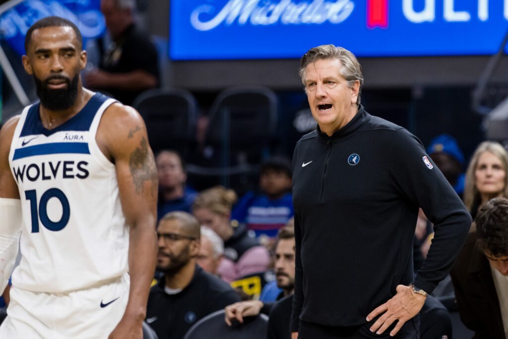 Mike Conley Jr., Chris Finch, Timberwolves