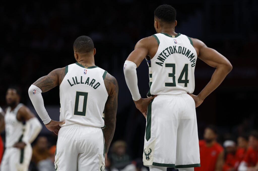 Damian Lillard, Giannis Antetokounmpo, Bucks