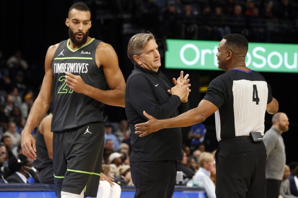 Chris Finch, Rudy Gobert, Timberwolves