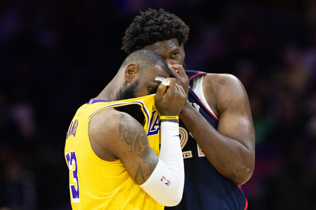 LeBron James, Joel Embiid, Philadelphia 76ers
