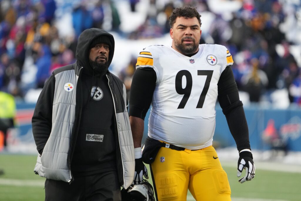 Mike Tomlin, Cam Heyward, Pittsburgh Steelers