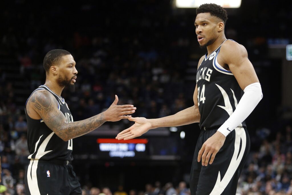 Damian Lillard, Giannis Antetokounmpo, Bucks