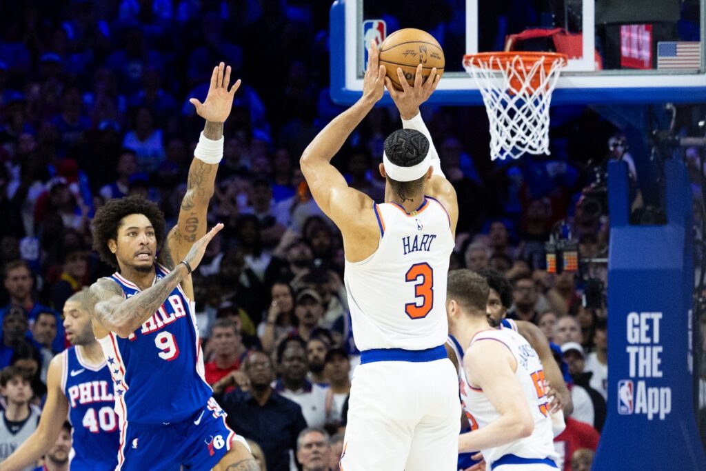 Josh Hart, Kelly Oubre Jr., Knicks, 76ers