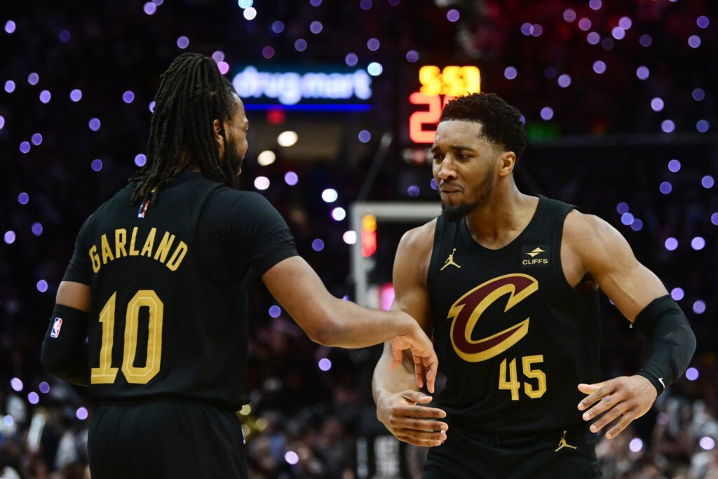 Darius Garland, Donovan Mitchell, Cleveland Cavaliers