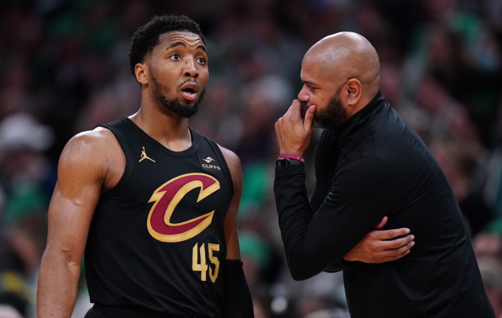 Donovan Mitchell, J.B Bickerstaff, Cleveland Cavaliers