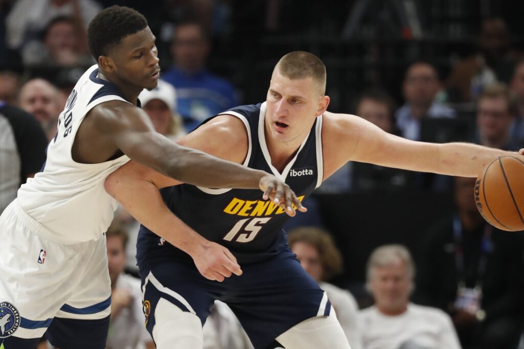 Nikola Jokic, Anthony Edwards, Denver Nuggets