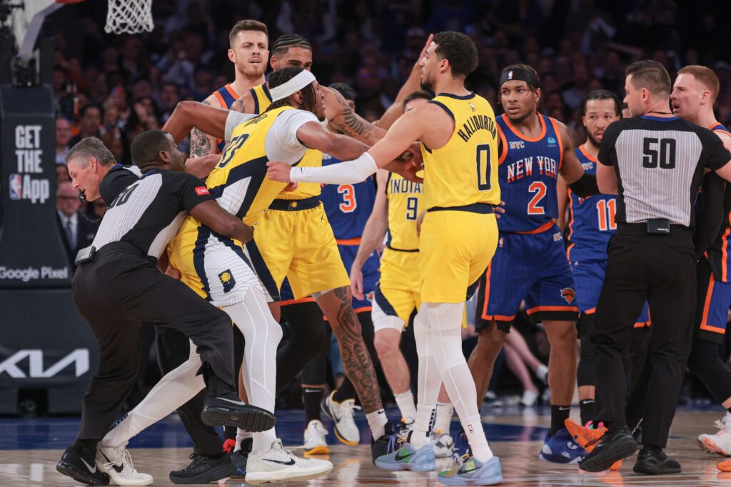 Myles Turner, Donte DiVincenzo, Knicks, Pacers