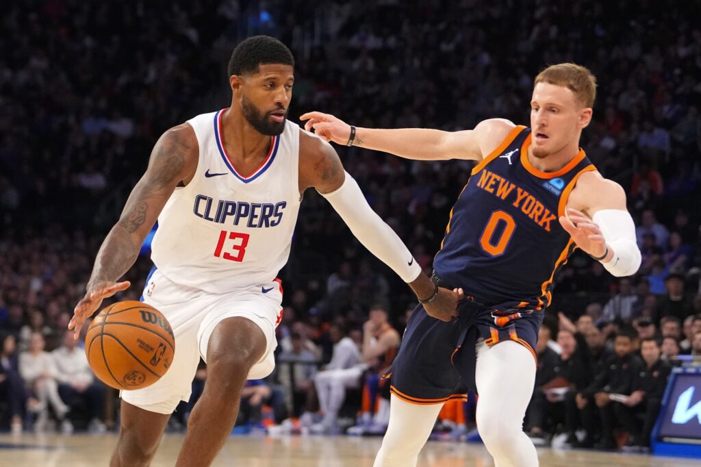 Paul George, Donte DiVincenzo, Knicks Rumors