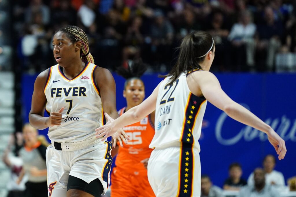 Aliyah Boston, Caitlin Clark, Fever