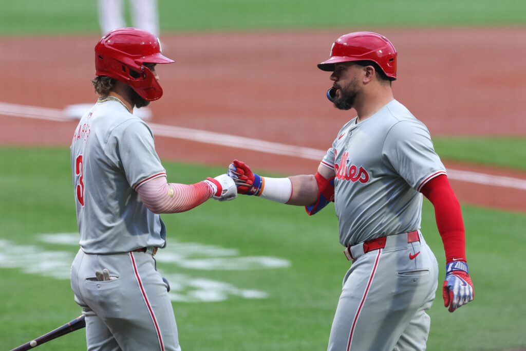 Kyle Schwarber, Bryce Harper, Philadelphia Phillies