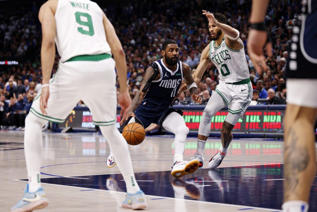 Kyrie Irving, Jayson Tatum, Dallas Mavericks, Boston Celtics