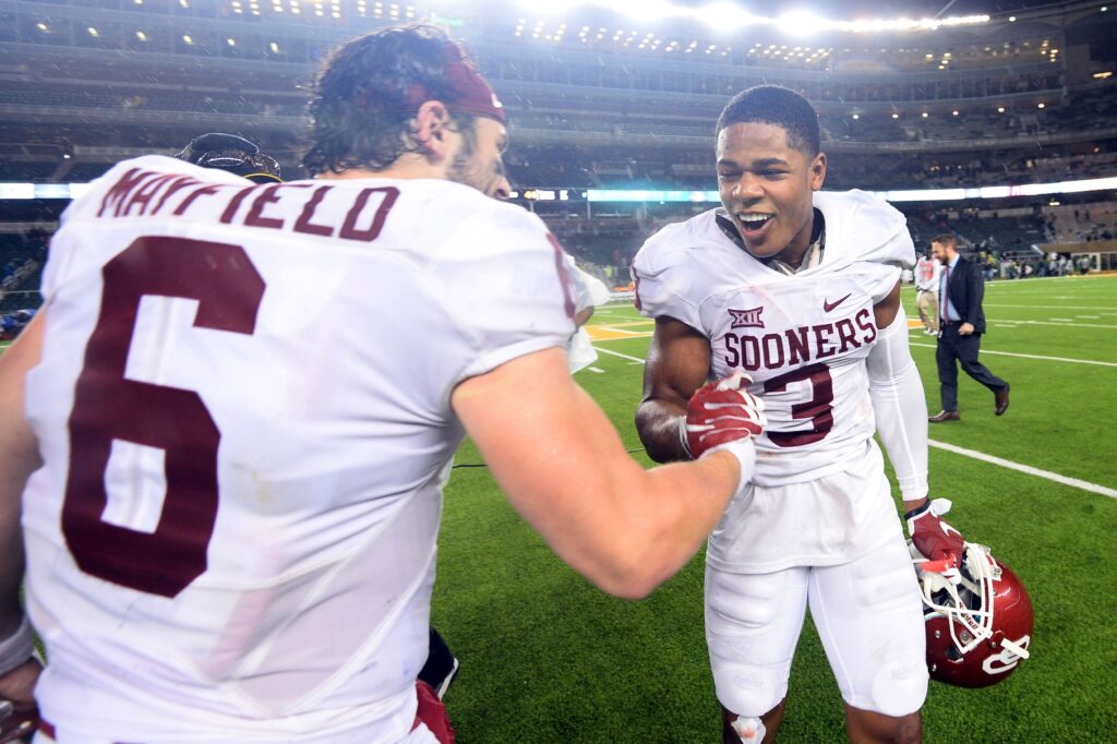 Baker Mayfield, Sterling Shepard, Tampa Bay Buccaneers