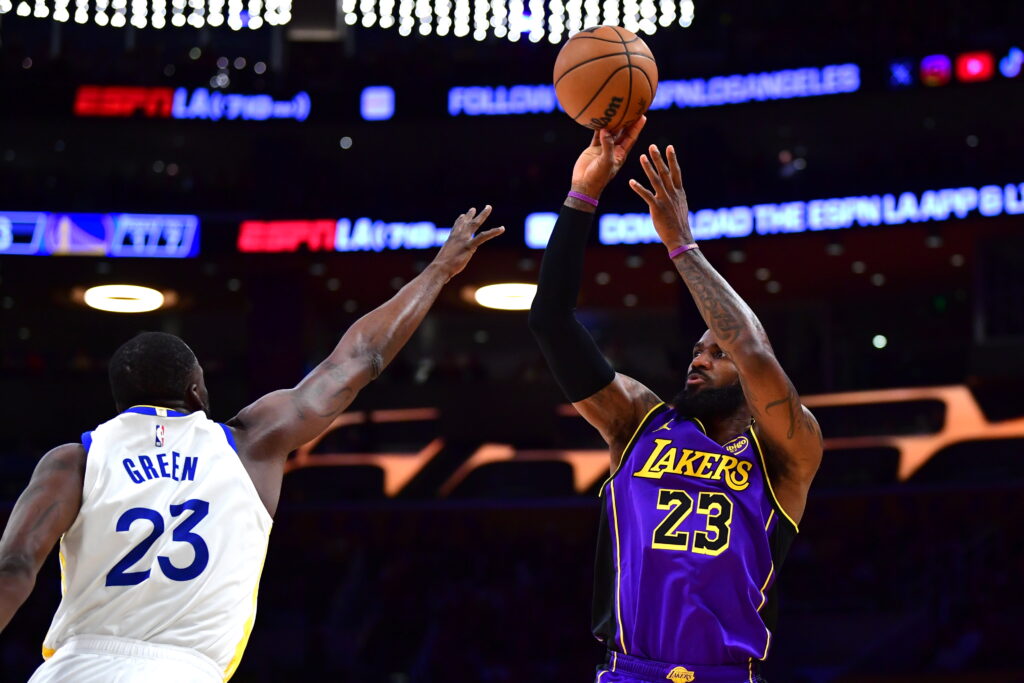 Draymond Green, Golden State Warriors, LeBron James, Los Angeles Lakers, NBA