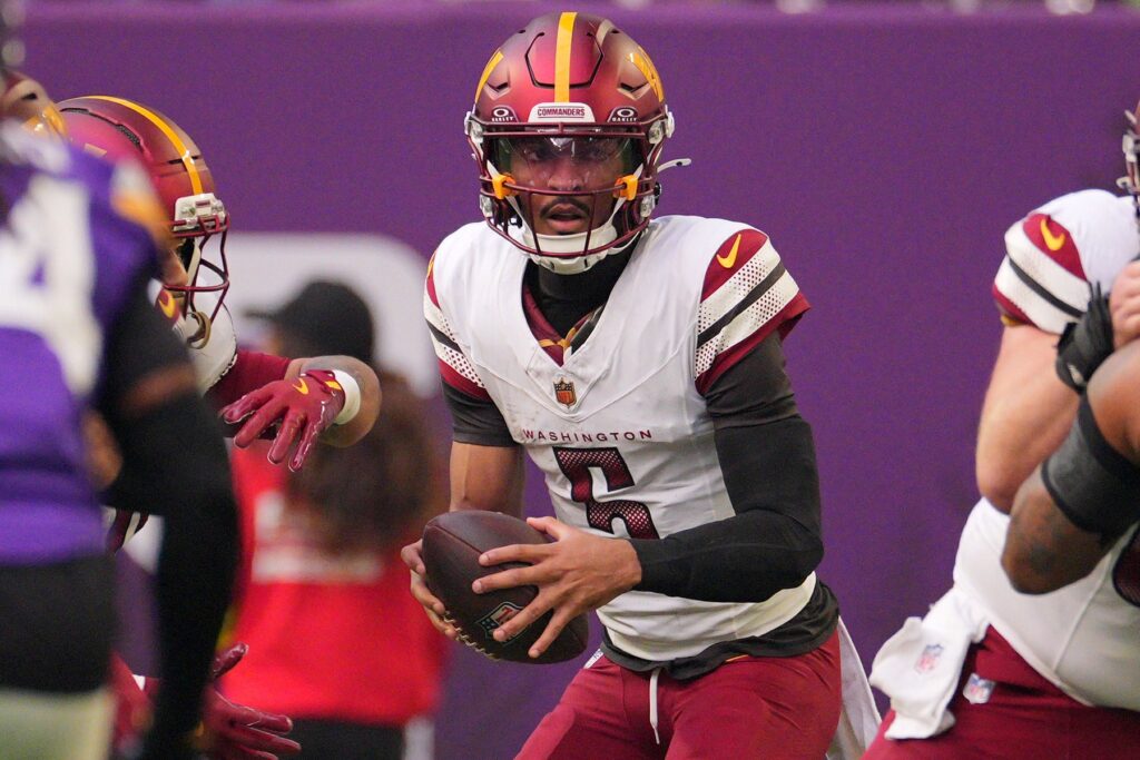 Jayden Daniels, Stefon Diggs, Washington Commanders