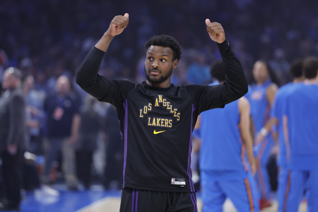 Bronny James, Los Angeles Lakers, LeBron James