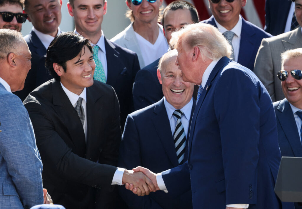 Shohei Ohtani, Los Angeles Dodgers, Donald Trump