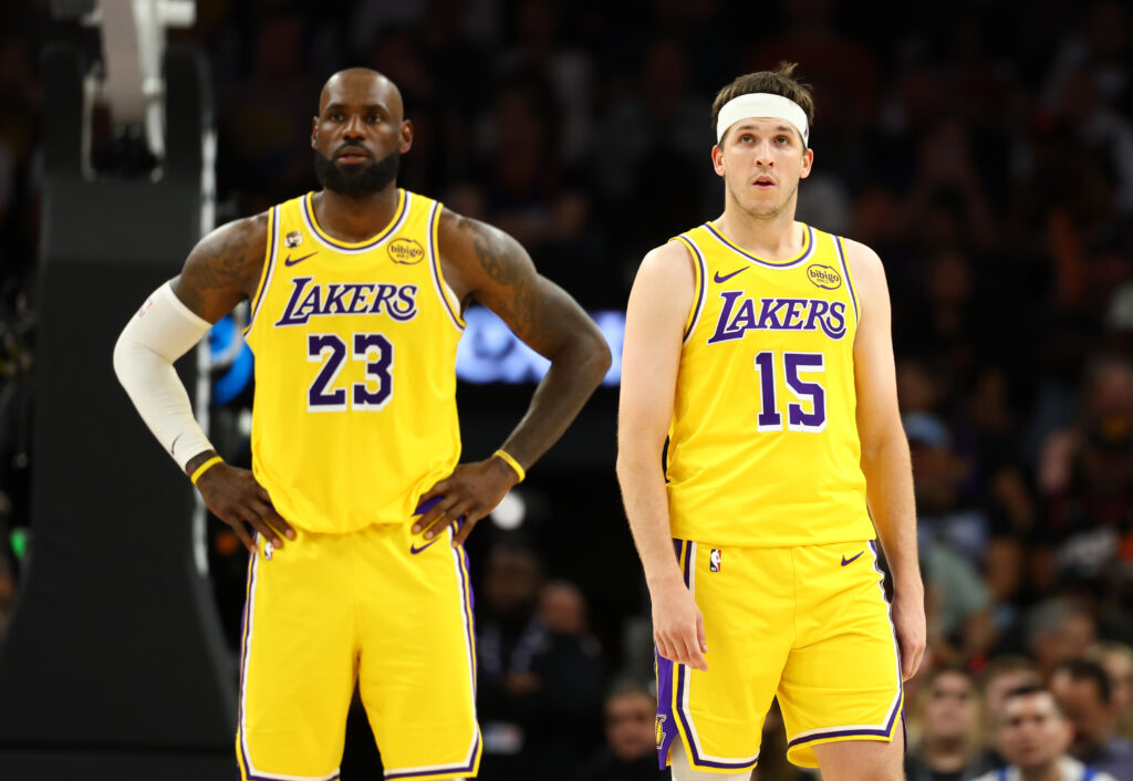 LeBron James, Austin Reaves, Los Angeles Lakers