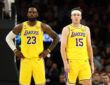 LeBron James, Austin Reaves, Los Angeles Lakers