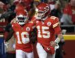 Patrick Mahomes, Tyreek Hill, Kansas City Chiefs