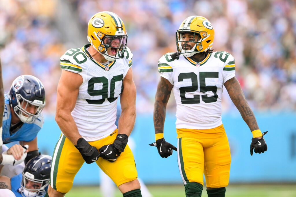 Green Bay Packers DE Lukas Van Ness