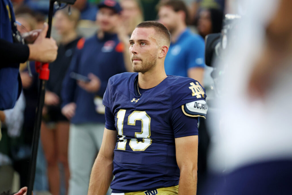 CJ Carr, Notre Dame