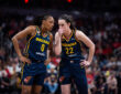 Caitlin Clark, Kelsey Mitchell, Indiana Fever